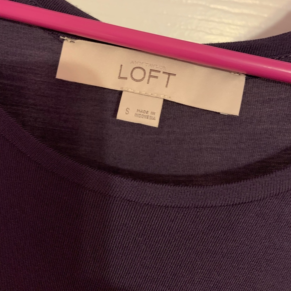 LOFT Dark Purple Tank - Picture 3 of 4